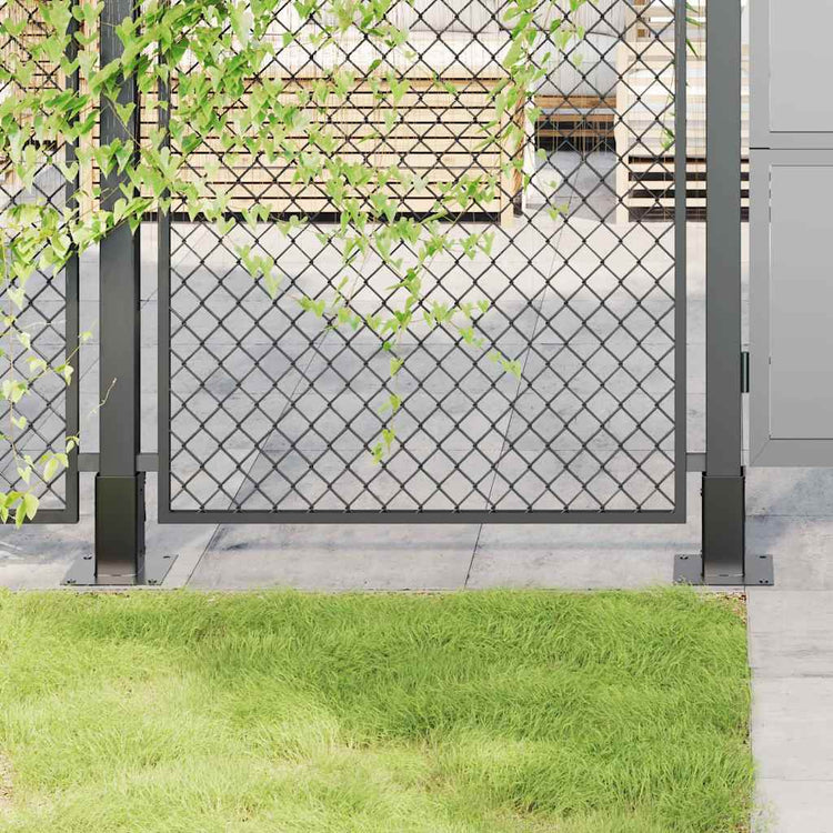 Vidaxx socles carrés 4 pcs 61x61 mm acier thermolaqué anthracite
