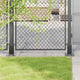 Vidaxx socles carrés 4 pcs 61x61 mm acier thermolaqué anthracite