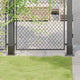Vidaxx socles carrés 12 pcs 91x91 mm acier anthracite enduit de poudre