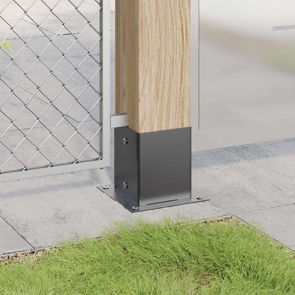 Vidaxx socles carrés 4 pcs 101x101 mm acier thermolaqué anthracite