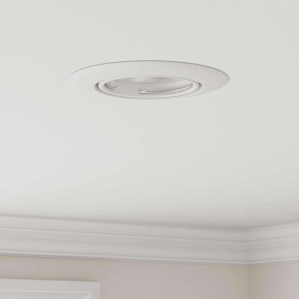 VidaXL spot 6 pcs blanc 9 x 9 x 2,5 cm métal