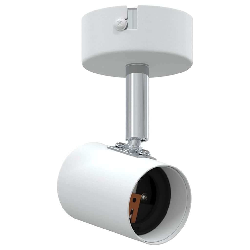 Vidaxxl spot de plafond avec spots blanc 6,5 x 6 x 11,5 cm métal