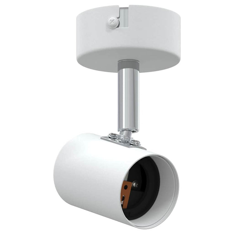 Vidaxxl spot de plafond avec spots blanc 6,5 x 6 x 11,5 cm métal