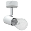 Vidaxxl spot de plafond avec spots blanc 6,5 x 6 x 11,5 cm métal