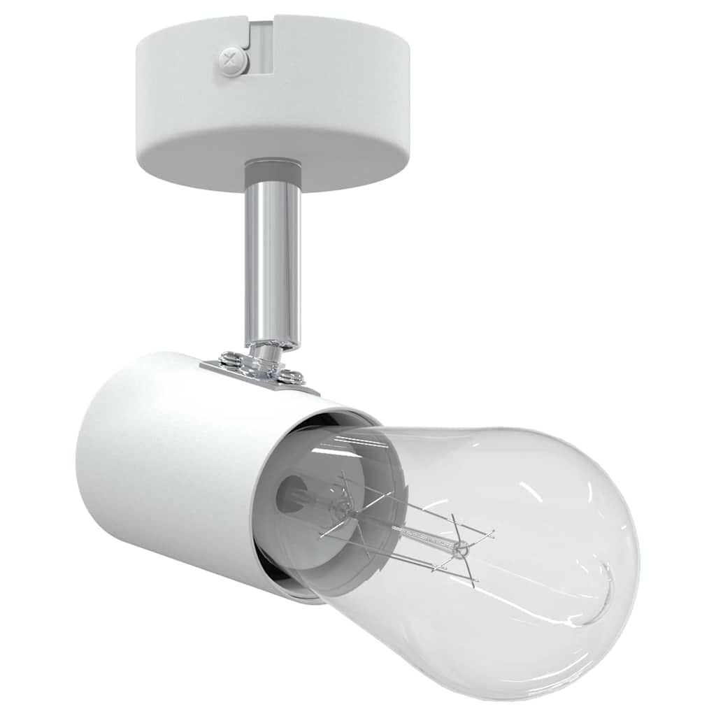 Vidaxxl spot de plafond avec spots blanc 6,5 x 6 x 11,5 cm métal