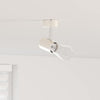 Vidaxx spot de plafond avec spots nickel 6,5 x 6 x 11,5 cm métal