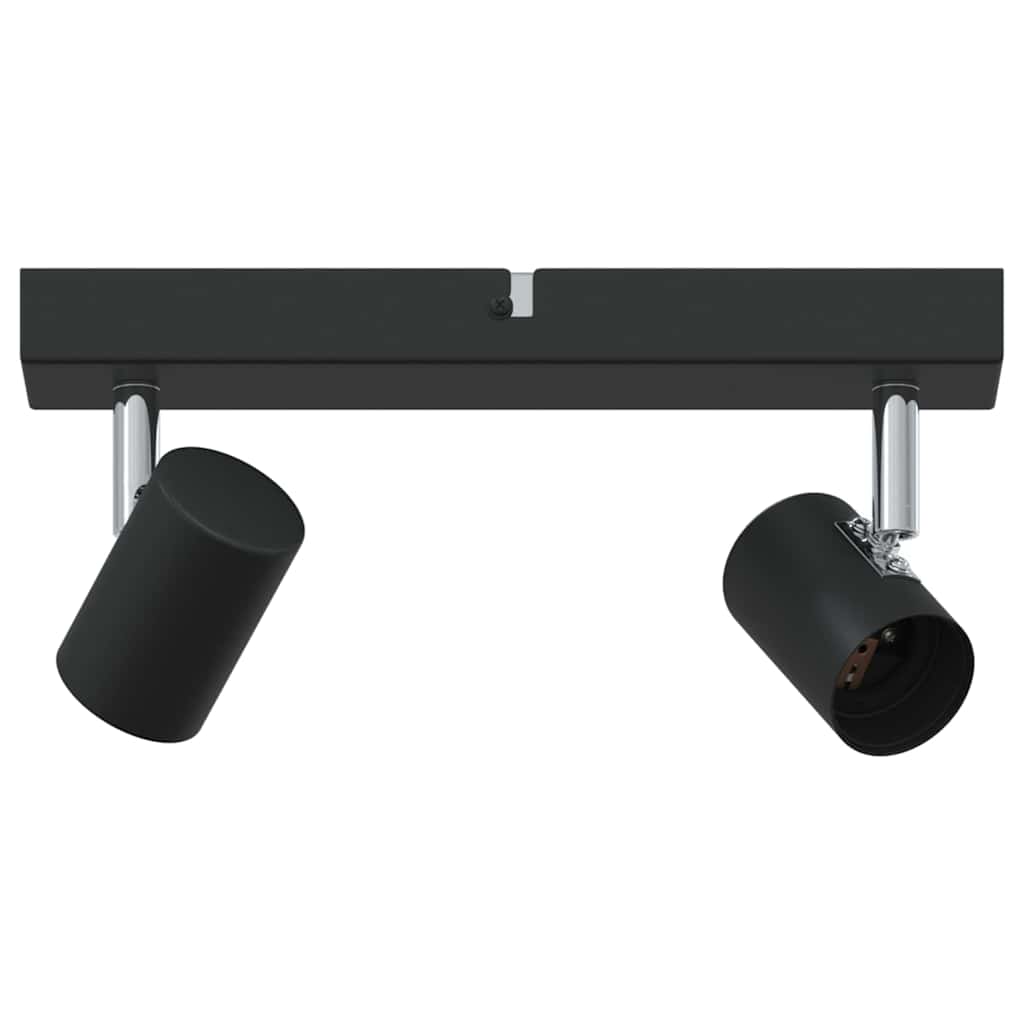 Vidaxx spot de plafond avec spots noir 26 x 6,5 x 11,5 cm métal