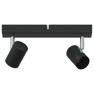 Vidaxx spot de plafond avec spots noir 26 x 6,5 x 11,5 cm métal
