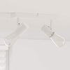 Vidaxx spot de plafond avec spots blanc 26 x 6,5 x 11,5 cm métal