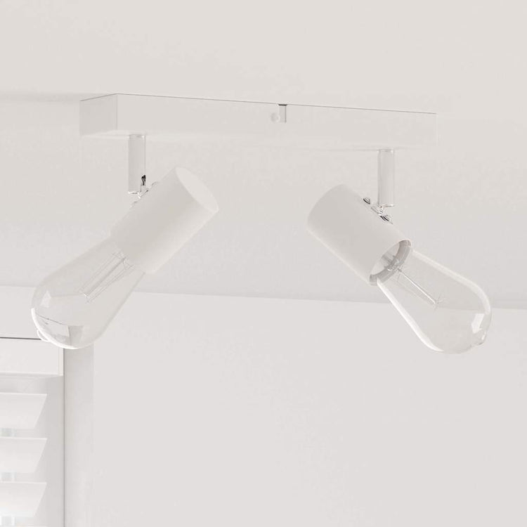 Vidaxx spot de plafond avec spots blanc 26 x 6,5 x 11,5 cm métal