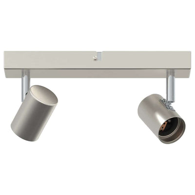 Vidaxxl spot de plafond avec spots nickel 26 x 6,5 x 11,5 cm métal