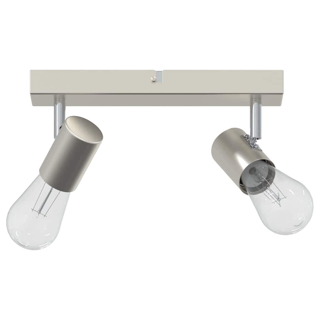 Vidaxxl spot de plafond avec spots nickel 26 x 6,5 x 11,5 cm métal