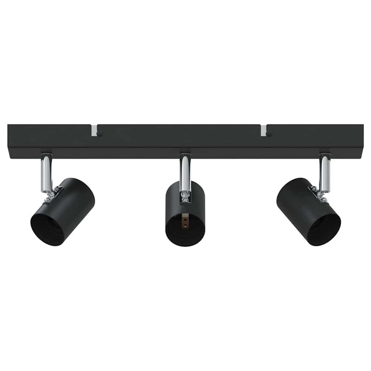 Vidaxx spot de plafond avec spots noir 38 x 6,5 x 11,5 cm métal