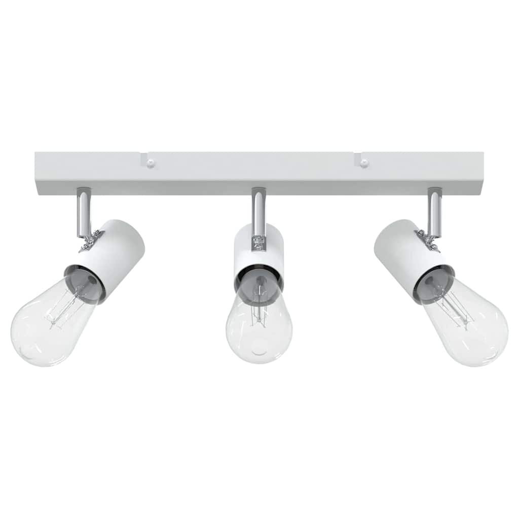 VidaXL spot de plafond avec spots blanc 38 x 6,5 x 11,5 cm métal