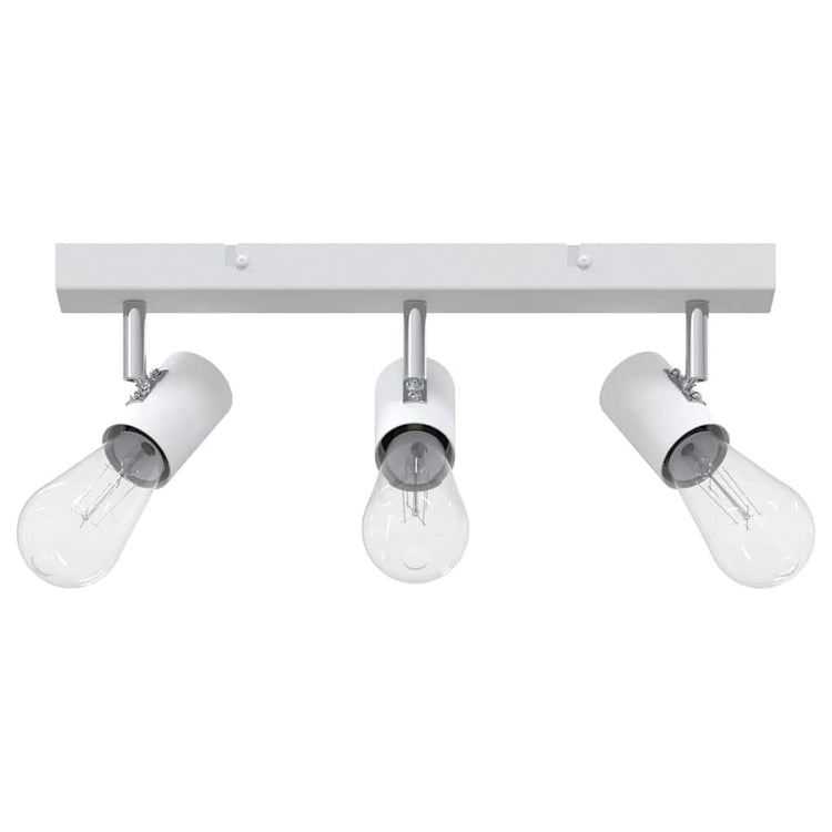 VidaXL spot de plafond avec spots blanc 38 x 6,5 x 11,5 cm métal