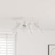 Vidaxxl spot de plafond avec spots blanc 26,5 x 26 x 11,5 cm métal