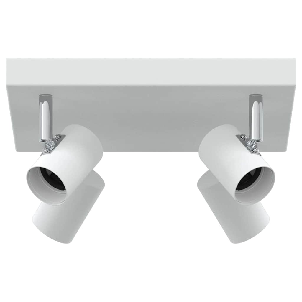 Vidaxxl spot de plafond avec spots blanc 26,5 x 26 x 11,5 cm métal