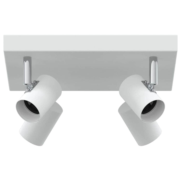 Vidaxxl spot de plafond avec spots blanc 26,5 x 26 x 11,5 cm métal
