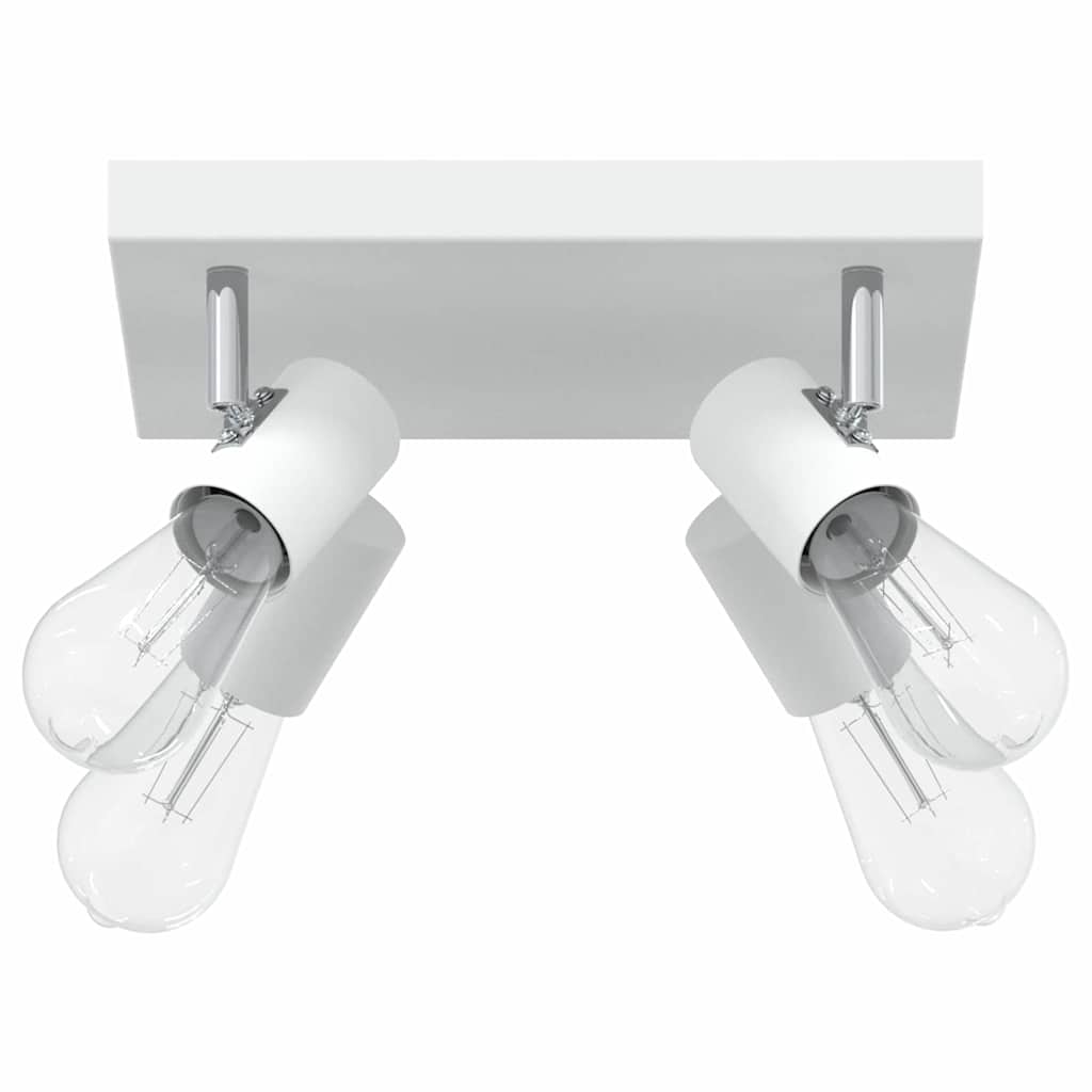 Vidaxxl spot de plafond avec spots blanc 26,5 x 26 x 11,5 cm métal