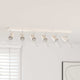 Vidaxxl spot de plafond avec spots nickel 73 x 6,5 x 11,5 cm métal