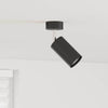 Vidaxxl spot de plafond avec spots noir 6 x 6 x 16 cm métal