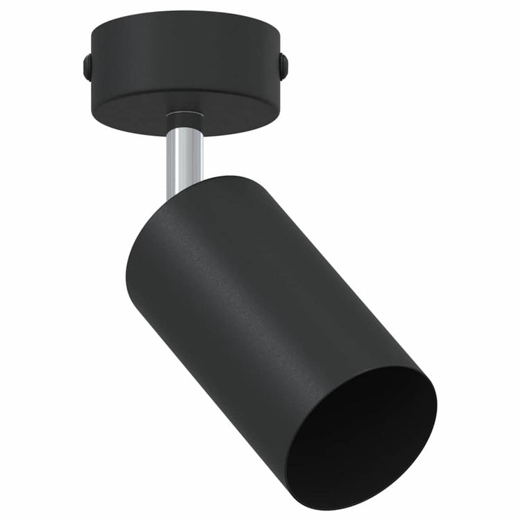 Vidaxxl spot de plafond avec spots noir 6 x 6 x 16 cm métal