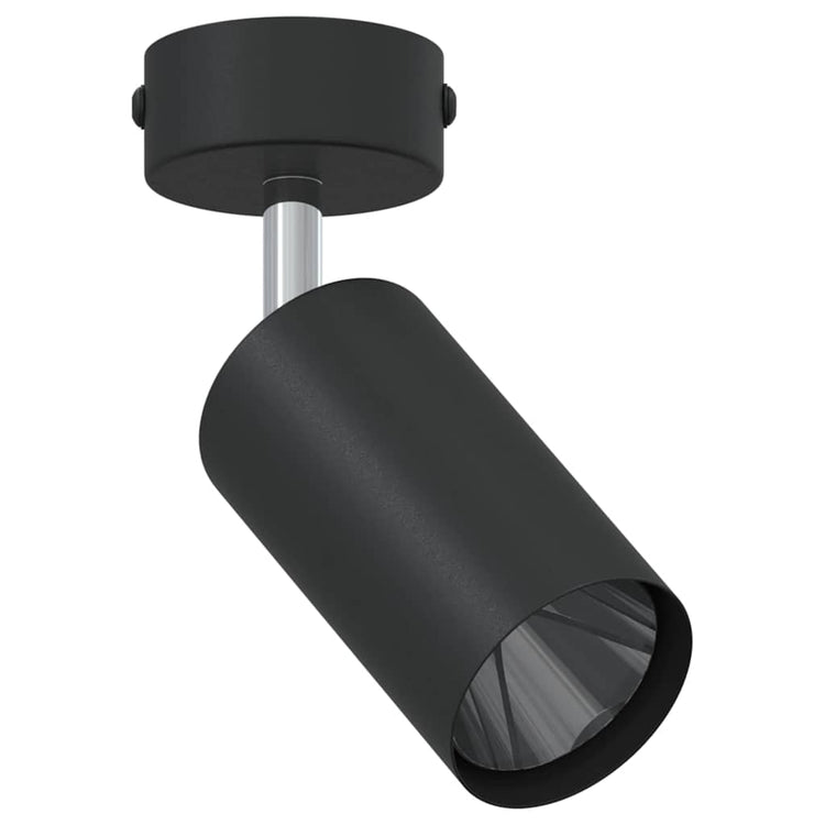 Vidaxxl spot de plafond avec spots noir 6 x 6 x 16 cm métal