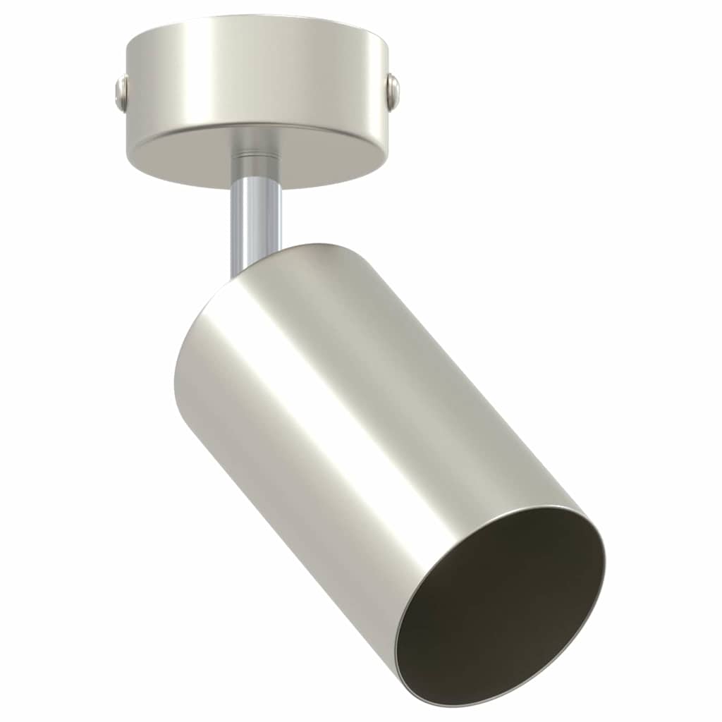 Vidaxx spot de plafond avec spots nickel 6 x 6 x 16 cm métal