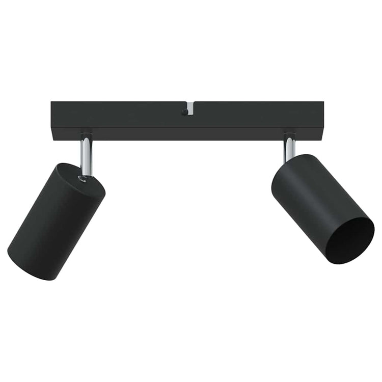 Vidaxxl spot de plafond avec spots noir 26 x 6 x 16 cm métal