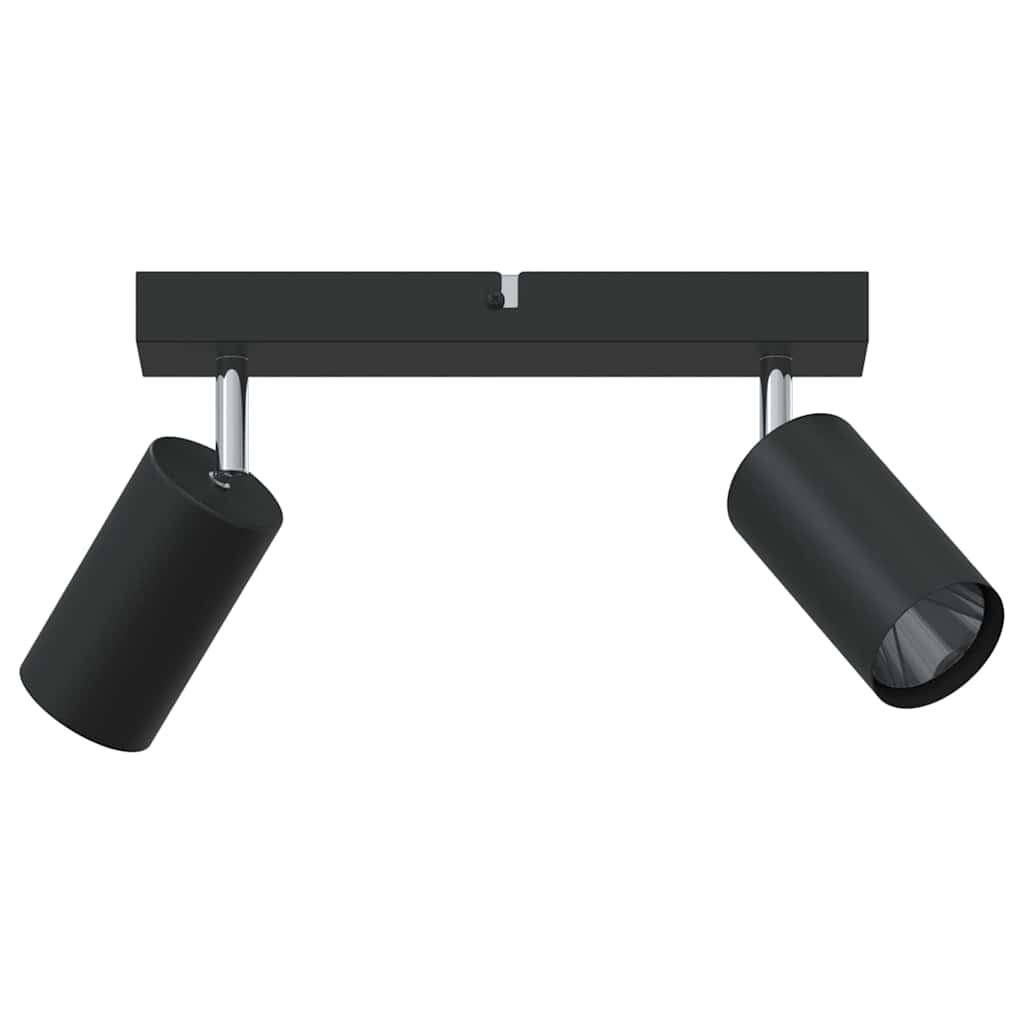 Vidaxxl spot de plafond avec spots noir 26 x 6 x 16 cm métal