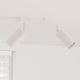 Vidaxx spot de plafond avec spots blanc 26 x 6 x 16 cm métal