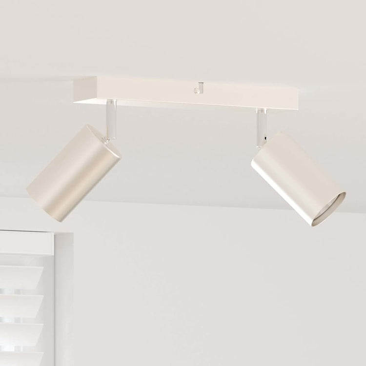 Vidaxx spot de plafond avec spots nickel 26 x 6 x 16 cm métal