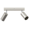 Vidaxx spot de plafond avec spots nickel 26 x 6 x 16 cm métal