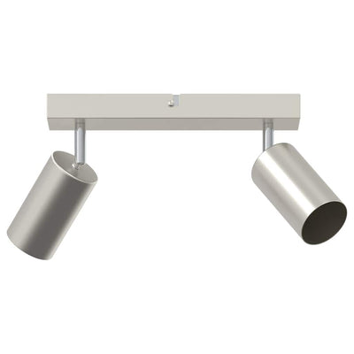 Vidaxx spot de plafond avec spots nickel 26 x 6 x 16 cm métal