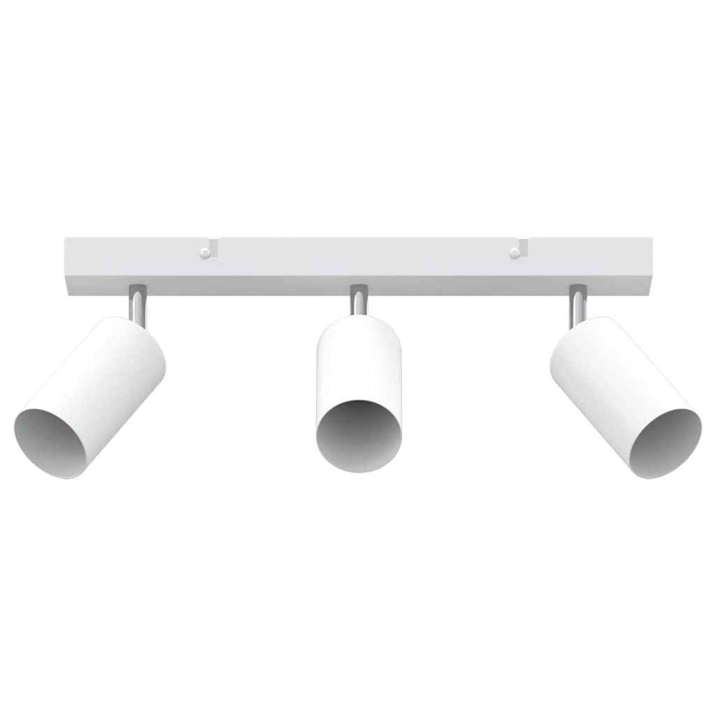Vidaxx spot de plafond avec spots blanc 38 x 6 x 16 cm métal