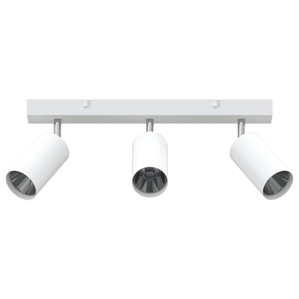 Vidaxx spot de plafond avec spots blanc 38 x 6 x 16 cm métal
