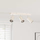 Vidaxx spot de plafond avec spots nickel 38 x 6 x 16 cm métal