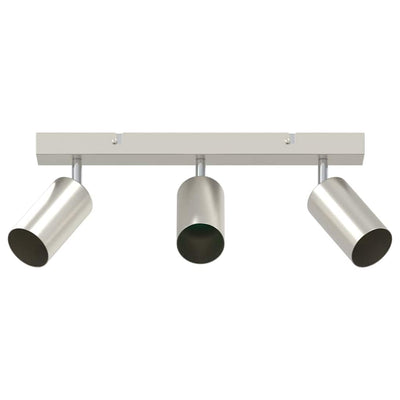 Vidaxx spot de plafond avec spots nickel 38 x 6 x 16 cm métal