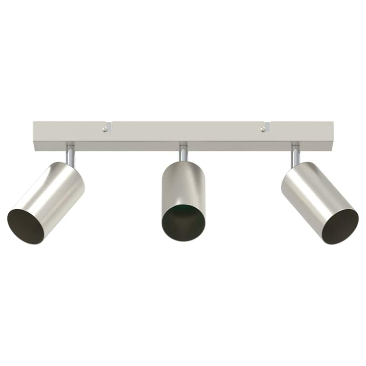 Vidaxx spot de plafond avec spots nickel 38 x 6 x 16 cm métal