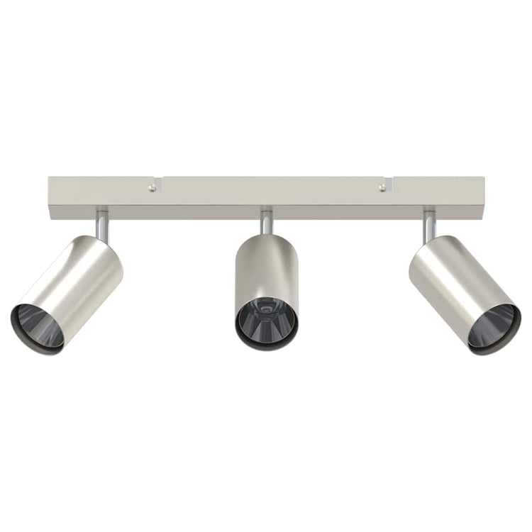 Vidaxx spot de plafond avec spots nickel 38 x 6 x 16 cm métal