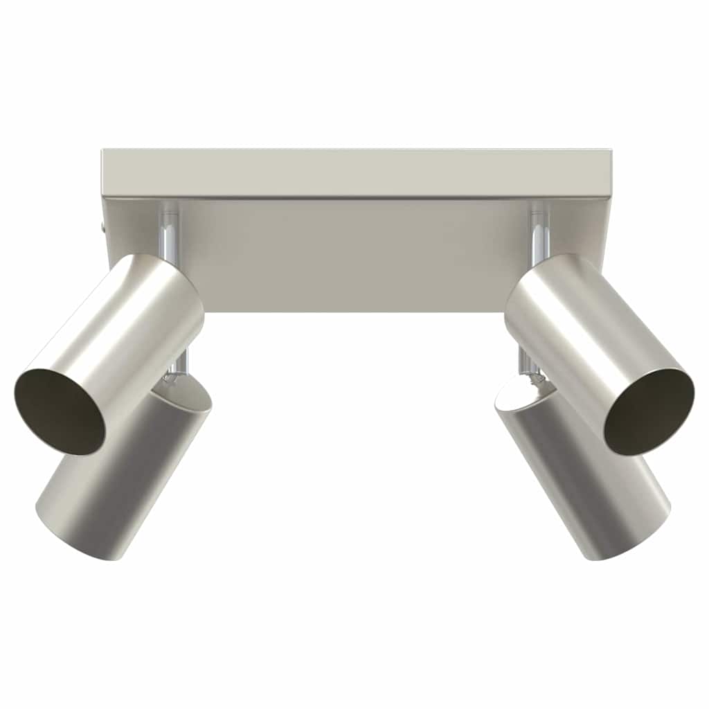 Vidaxx spot de plafond avec spots nickel 26 x 26 x 16 cm métal