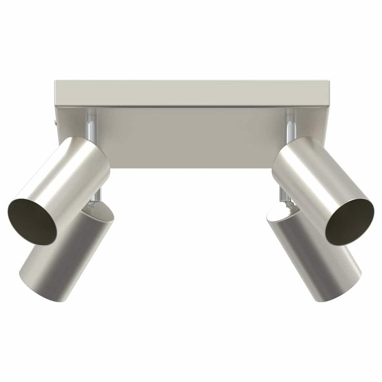 Vidaxx spot de plafond avec spots nickel 26 x 26 x 16 cm métal