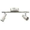 Vidaxx spot de plafond avec spots nickel 25,5 x 8 x 11 cm acier