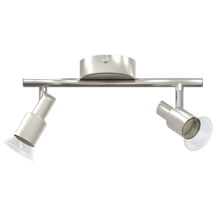 Vidaxx spot de plafond avec spots nickel 25,5 x 8 x 11 cm acier
