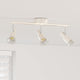Vidaxxl spot de plafond avec spots nickel 39 x 10,5 x 10,5 cm acier