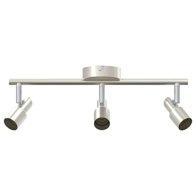 Vidaxxl spot de plafond avec spots nickel 39 x 10,5 x 10,5 cm acier