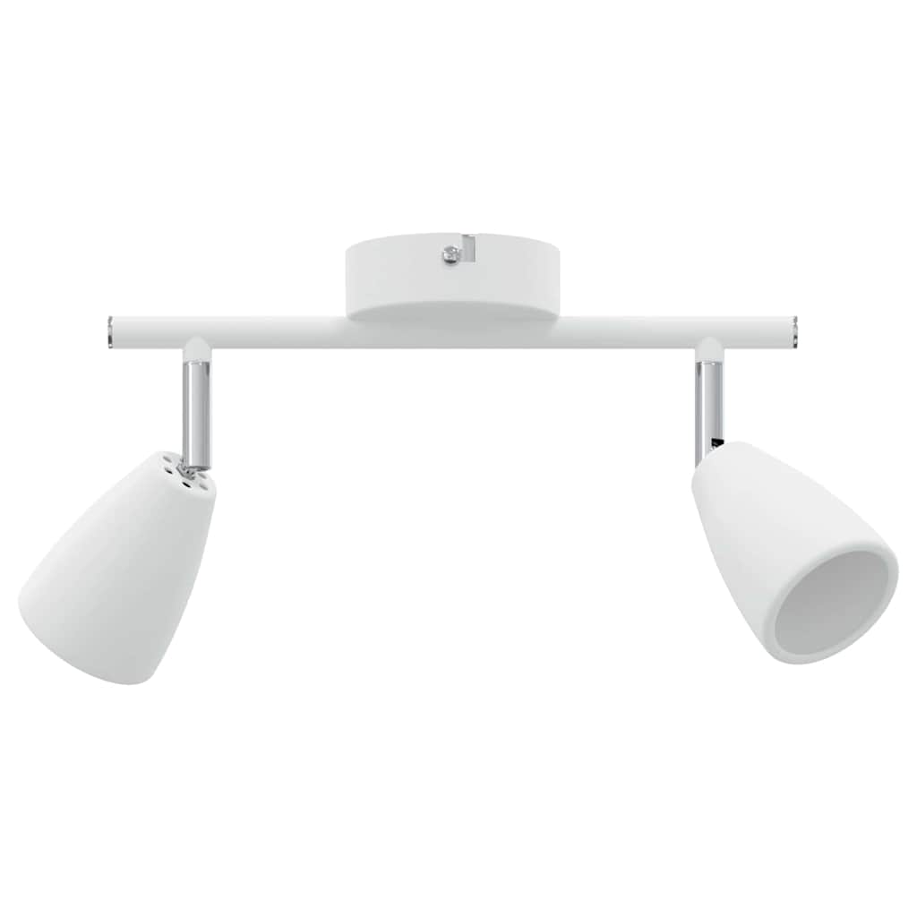 Vidaxx spot de plafond avec spots blanc 25,5 x 8 x 16 cm métal