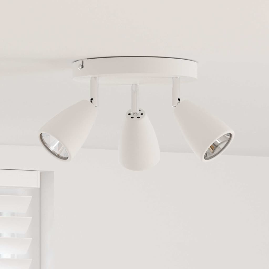 Vidaxx spot de plafond avec spots blanc 19 x 19 x 14,5 cm métal