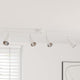 Vidaxx spot de plafond avec spots blanc 25,5 x 8 x 16 cm métal