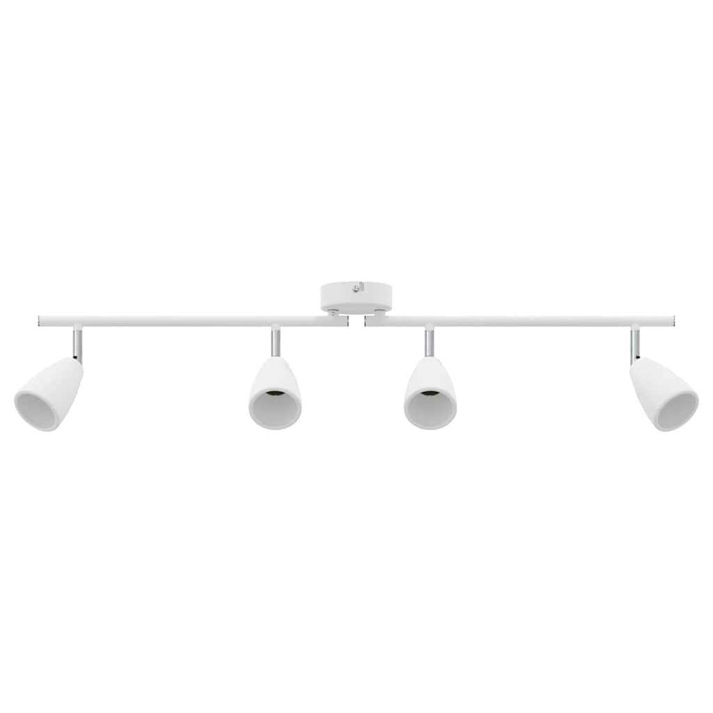 Vidaxx spot de plafond avec spots blanc 25,5 x 8 x 16 cm métal